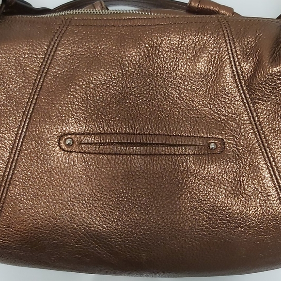 B. Makowsky Dark Rustic Brown Genuine Leather Bag - Picture 10 of 10